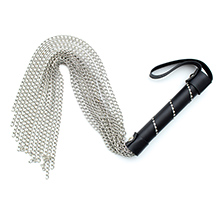 Foto do Produto Flogger com Corrente e Cabo Revestido em PU (Imita��o de Couro)