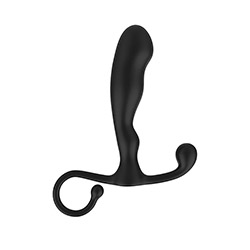 Estimulador de Próstata em Plástico Rígido (ABS) com Design Ergonômico John Preto