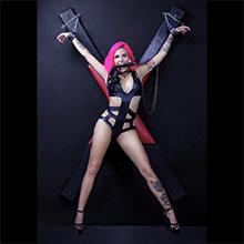 Móvel BDSM Painel X Vermelho